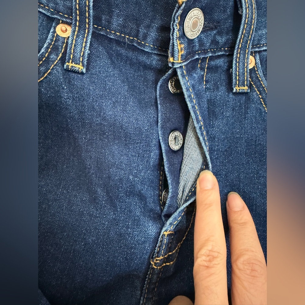 Levi's women’s high rise wedgie fit Jeans in Classic Blue size 28 new with tag - Picture 6 of 8